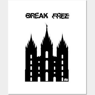 Break Free Black Posters and Art